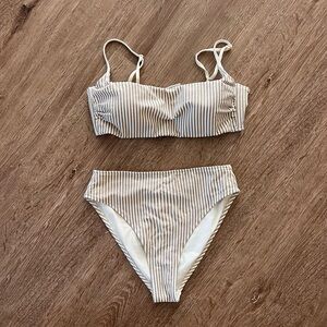Italian Designer Seersucker Swimsuit